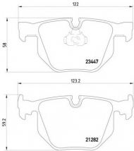 Комплект тормозных колодок HELLA 8DB 355 009-331