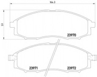 Комплект тормозных колодок HELLA 8DB 355 010-671