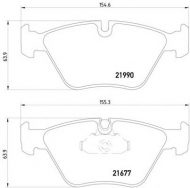 Комплект тормозных колодок HELLA 8DB 355 010-711