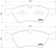 Комплект тормозных колодок HELLA 8DB 355 012-011