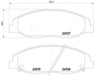 Комплект тормозных колодок HELLA 8DB 355 015-151
