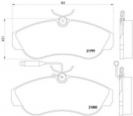 Комплект тормозных колодок HELLA 8DB 355 018-151