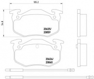Комплект тормозных колодок HELLA 8DB 355 018-921