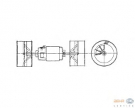 вентилятор BEHR HELLA SERVICE 8EW 009 160-491