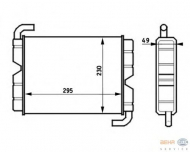 Теплообменник BEHR HELLA SERVICE 8FH 351 024-381