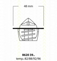 Термостат TRISCAN 8620 3992