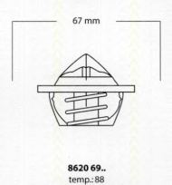 Термостат TRISCAN 8620 6988