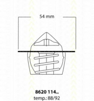 Термостат TRISCAN 8620 11492