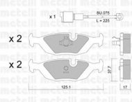 Комплект тормозных колодок METELLI 22-0070-1K
