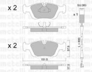 Комплект тормозных колодок METELLI 22-0124-0K