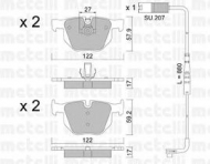Комплект тормозных колодок METELLI 22-0644-1K