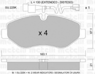 Комплект тормозных колодок METELLI 22-0671-1K
