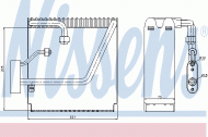 Испаритель NISSENS 92204