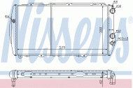 Теплообменник NISSENS 604551
