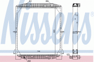Теплообменник NISSENS 61973A