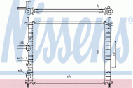 Теплообменник NISSENS 61786