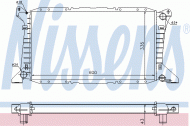Теплообменник NISSENS 62049