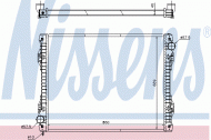 Теплообменник NISSENS 672590