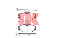 Комплект тормозных колодок NK 222336