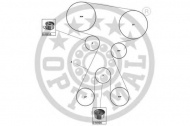 Ременный комплект OPTIMAL SK-1062