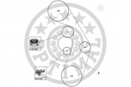 Ременный комплект OPTIMAL SK-1661