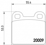 Комплект тормозных колодок PAGID T0455