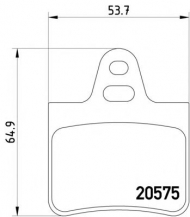Комплект тормозных колодок PAGID T0150