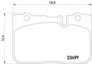 Комплект тормозных колодок PAGID T1689