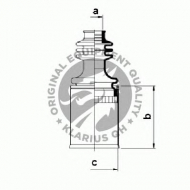Комплект пыльника QH Benelux QJB205
