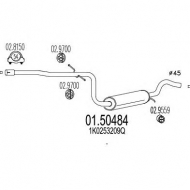 Амортизатор MTS 01.50484