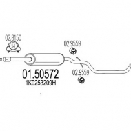 Амортизатор MTS 01.50572