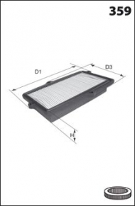 Фильтр MECAFILTER ELP3872