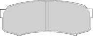 Комплект тормозных колодок NECTO FD6698A