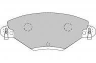 Комплект тормозных колодок NECTO FD6875A