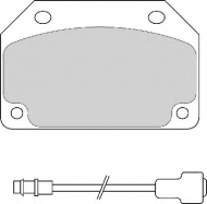 Комплект тормозных колодок NECTO FD644A