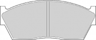 Комплект тормозных колодок NECTO FD6105A