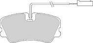 Комплект тормозных колодок NECTO FD6465A