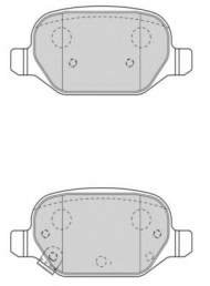 Комплект тормозных колодок NECTO FD7585A