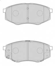 Комплект тормозных колодок NECTO FD7569A