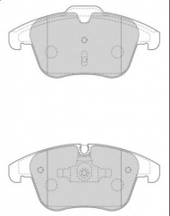 Комплект тормозных колодок NECTO FD7596A