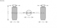 Осушитель AVA QUALITY COOLING RED056