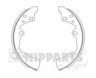 Комлект тормозных накладок NIPPARTS J3503029