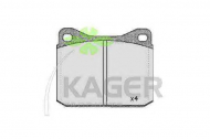 Комплект тормозных колодок KAGER 35-0006