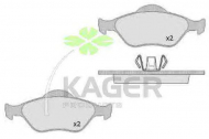 Комплект тормозных колодок KAGER 35-0481