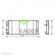 Теплообменник KAGER 31-0966
