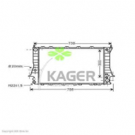 Теплообменник KAGER 31-1748