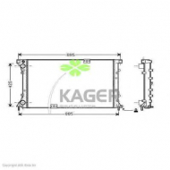 Теплообменник KAGER 31-3398