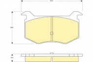 Комплект тормозных колодок GIRLING 6112569