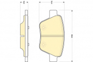 Комплект тормозных колодок GIRLING 6118414