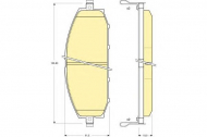 Комплект тормозных колодок GIRLING 6132229